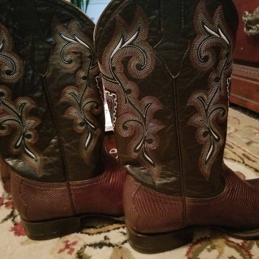 Belvedere Alex Lizard Skin Boots